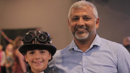 Father and son