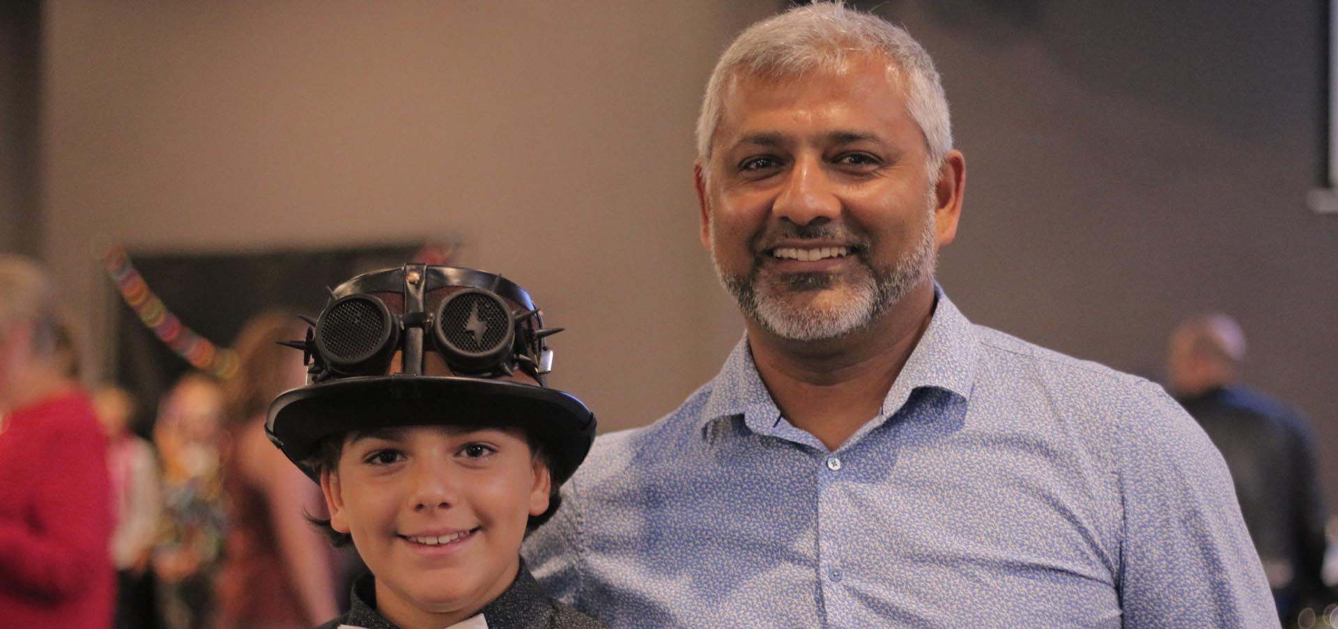 Father and son