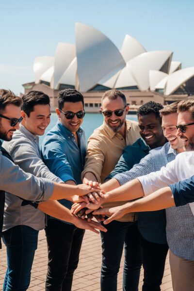 Mankind Project men connecting in Sydney
